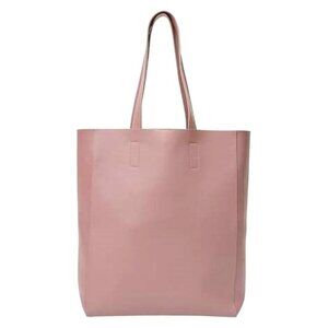 SUMMER & ROSE Soft Vegan Leather Tote 12.5" x 5" x 16.5" Plum 100% Vegan NWT